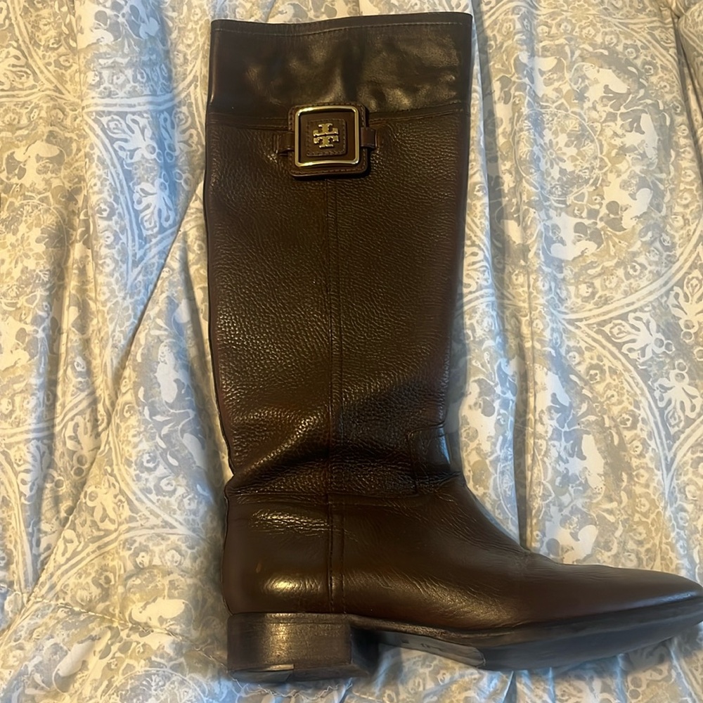 Tory Burch tall brown boots